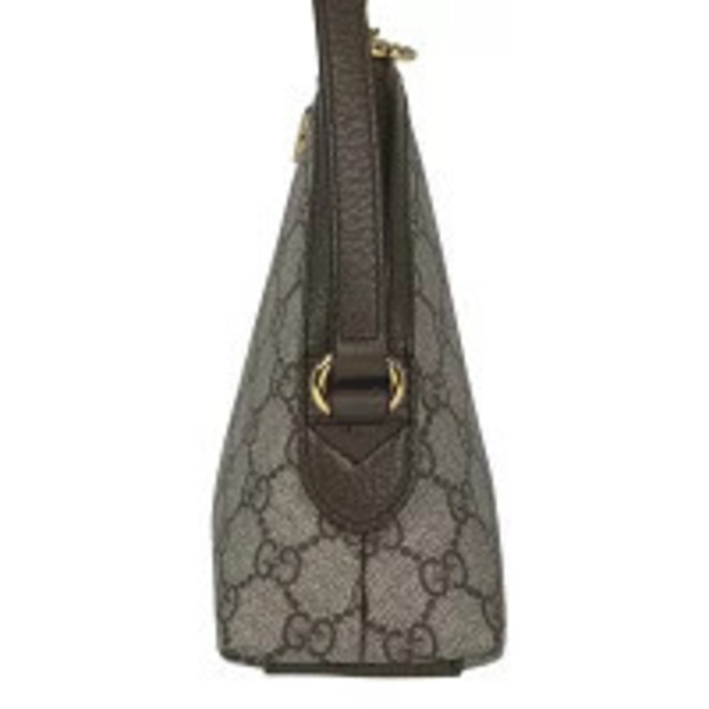 Gucci GG Supreme Bag Brown Shoulder Double Beige Ophidia Sherry GG Web Brown Tan
